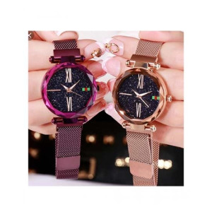A & S Luxury Stary Sky Magnetic Women's Watch (Pack Of 2) A & S Luxury Stary Sky Magnetic Women's Watch (Pack Of 2)