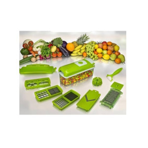Ferozi Traders Nicer Dicer Vegetable & Fruit Cutter - Green Ferozi Traders Nicer Dicer Vegetable & Fruit Cutter - Green