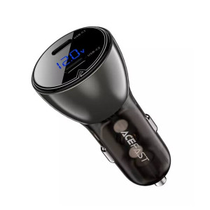 Acefast B10 60W With Digital Display Car Charger Black (ACE-0005) Acefast B10 60W With Digital Display Car Charger Black (ACE-0005)