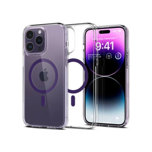 Spigen Ultra Hybrid (MagFit) Case For iPhone 14 Pro Max Deep Purple (ACS05581) Spigen Ultra Hybrid (MagFit) Case For iPhone 14 Pro Max Deep Purple (ACS05581)