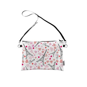 Traverse Paris Heart Printed Shoulder Strap Women's Bag (T489) Traverse Paris Heart Printed Shoulder Strap Women's Bag (T489)