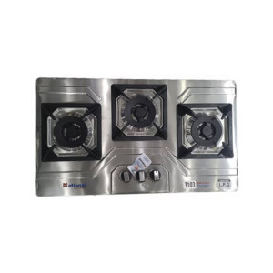 National 3 Burners Gas Hob (AL-3103-BR) National 3 Burners Gas Hob (AL-3103-BR)
