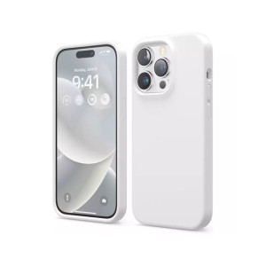 Torras Liquid Silicone Shockproof Case For iPhone 14 Pro White (AMT-6728) Torras Liquid Silicone Shockproof Case For iPhone 14 Pro White (AMT-6728)