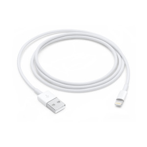 Apple Charger with USB Data Cable White Apple Charger with USB Data Cable White