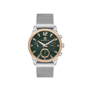 Bigotti Stainless Steel Men's Watch Silver (BG.1.10341-5) Bigotti Stainless Steel Men's Watch Silver (BG.1.10341-5)
