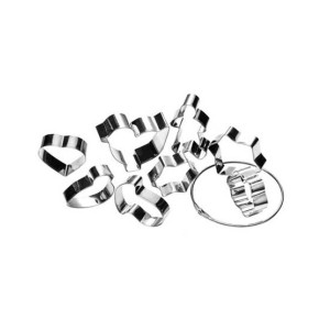 Premier Home Stainless Steel Assorted Cookie Cutter Set Of 8 (806402) Premier Home Stainless Steel Assorted Cookie Cutter Set Of 8 (806402)