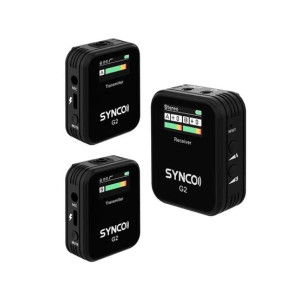 Synco Ultra Compact Dual Wireless Microphone System Black (G2-A2) Synco Ultra Compact Dual Wireless Microphone System Black (G2-A2)