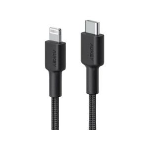 Aukey 6.6ft USB-C TO Lightning Cable Black (CB-CL03) Aukey 6.6ft USB-C TO Lightning Cable Black (CB-CL03)