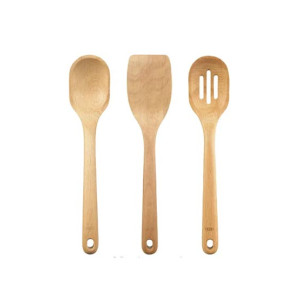 Easy Shop Wooden Cooking Spoon - Set of 3Pcs Easy Shop Wooden Cooking Spoon - Set of 3Pcs