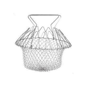 Easy Shop Chef Basket Kitchen Colander Cooking Expandable Easy Shop Chef Basket Kitchen Colander Cooking Expandable