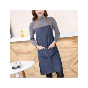 Easy Shop Smart Denim Apron For Kitchen Cooking Easy Shop Smart Denim Apron For Kitchen Cooking