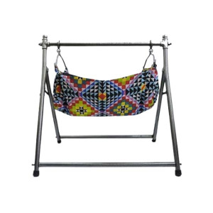 Easy Shop Coated Folding Swing Cradle for Baby with Cloth Easy Shop Coated Folding Swing Cradle for Baby with Cloth