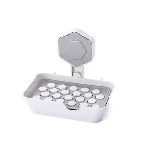 Easy Shop Wall Mounted Double Tray Soap Dish Holder Easy Shop Wall Mounted Double Tray Soap Dish Holder