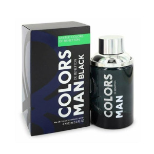 Benetton Colors Black Man Eau de Toilette For Men 100ml Benetton Colors Black Man Eau de Toilette For Men 100ml