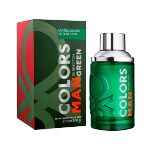 Benetton Colors Man Green Eau De Toilette For Men 100ml Benetton Colors Man Green Eau De Toilette For Men 100ml