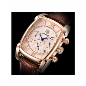 Benyar Square Edition Men's Watch Brown (BY-1017) Benyar Square Edition Men's Watch Brown (BY-1017)