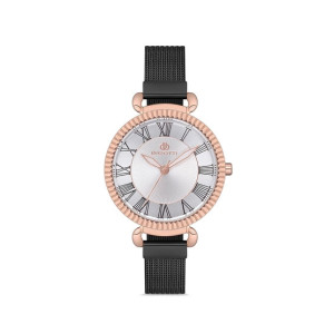 Bigotti Montre Femme's Stainless Steel Women's Watch Black (BG.1.10137-5)