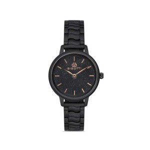 Bigotti Milano Stainless Steel Women's Watch Black (BG.1.10142-6)