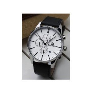 Bigotti Montre Homme Leather Men's Watch Black (BG.1.10152-1) Bigotti Montre Homme Leather Men's Watch Black (BG.1.10152-1)