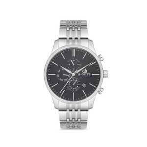 Bigotti Stainless Steel Men's Watch Silver (BG.1.10153-2)