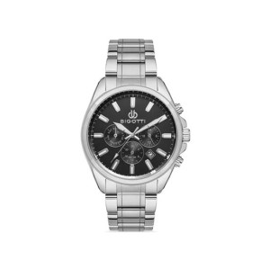 Bigotti Stainless Steel Men's Watch Silver (BG.1.10328-2) Bigotti Stainless Steel Men's Watch Silver (BG.1.10328-2)