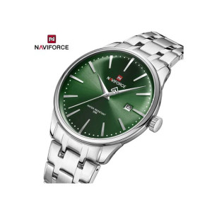 Naviforce Gentle Flutter Watch For Men Silver (NF-9230-3) Naviforce Gentle Flutter Watch For Men Silver (NF-9230-3)