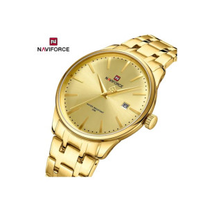 Naviforce Gentle Flutter Watch For Men Golden (NF-9230-7) Naviforce Gentle Flutter Watch For Men Golden (NF-9230-7)