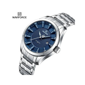Naviforce Date Edition Watch For Men Silver (NF-8032-3) Naviforce Date Edition Watch For Men Silver (NF-8032-3)