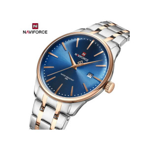 Naviforce Gentle Flutter Watch For Men Two Tone (NF-9230-6) Naviforce Gentle Flutter Watch For Men Two Tone (NF-9230-6)