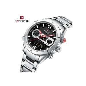 Naviforce Elite Edition Watch For Men Silver (NF-9232-5)