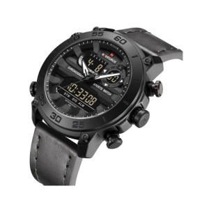 Naviforce TimeSplit Watch For Men Black (nf-9235-4) Naviforce TimeSplit Watch For Men Black (nf-9235-4)