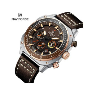 Naviforce Striker Chrono Watch For Men Brown (NF-8057-6) Naviforce Striker Chrono Watch For Men Brown (NF-8057-6)