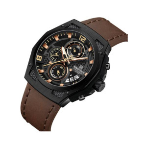 Naviforce Leather X Watch For Men Brown (nf-8051-2) Naviforce Leather X Watch For Men Brown (nf-8051-2)