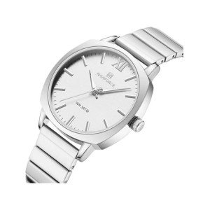 Naviforce Aurora Watch For Women Silver (nf-5044-7) Naviforce Aurora Watch For Women Silver (nf-5044-7)