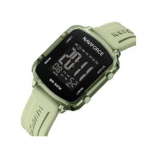 Naviforce Sparkle Beat Watch For Women Green (NF-7120-3)
