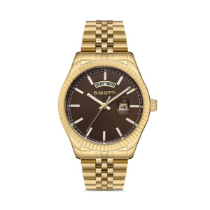 Bigotti Stainless Steel Men's Watch Golden (BG.1.10295-3) Bigotti Stainless Steel Men's Watch Golden (BG.1.10295-3)