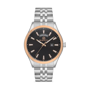 Bigotti Stainless Steel Men's Watch Silver (BG.1.10297-4)