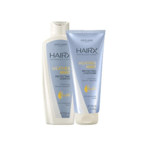 Oriflame HairX Advanced Care Weather Resist Protecting Shampoo And Conditioner Oriflame HairX Advanced Care Weather Resist Protecting Shampoo And Conditioner