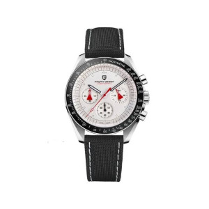 Pagani Design Seiko V63 Movement Watch For Men Silver (PD-1701-18) Pagani Design Seiko V63 Movement Watch For Men Silver (PD-1701-18)