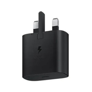 Samsung 25W 3 Pin Fast Charging Travel Adapter Black Samsung 25W 3 Pin Fast Charging Travel Adapter Black