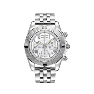 Breitling Chronomat 44 Men's Watch Silver (AB011011/A690-375A) Breitling Chronomat 44 Men's Watch Silver (AB011011/A690-375A)