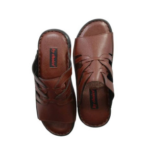 Eomobiles Medicated Stuff leather Chappal For Men