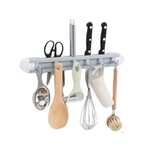 G-Mart Wall Mounted 6 Hook Rack G-Mart Wall Mounted 6 Hook Rack