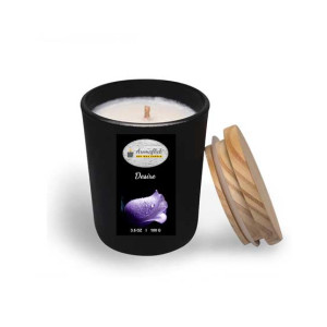 Aromaflick Desire Soy Glass Candle - Black Aromaflick Desire Soy Glass Candle - Black