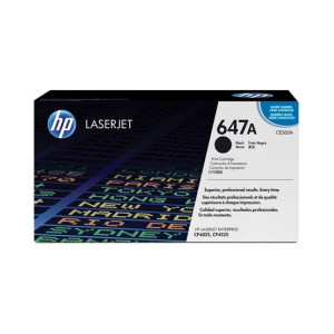 HP 647A LaserJet Toner Cartridge Black (CE260A) HP 647A LaserJet Toner Cartridge Black (CE260A)