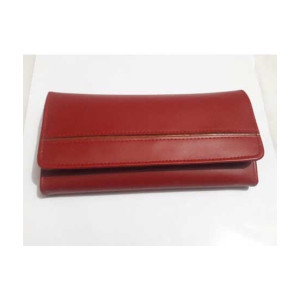 Chawlas Cow Leather Wallet For Women Red Chawlas Cow Leather Wallet For Women Red