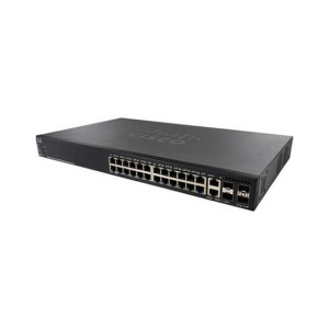 Cisco 24-Port Gigabit Managed Stackable Switch (SG550X-24-K9) Cisco 24-Port Gigabit Managed Stackable Switch (SG550X-24-K9)