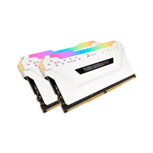 Corsair Vengeance RGB Pro C16 16GB DDR4 DRAM Memory For Desktop White (CMW16GX4M2C3200C16W) Corsair Vengeance RGB Pro C16 16GB DDR4 DRAM Memory For Desktop White (CMW16GX4M2C3200C16W)