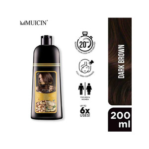 Muicin 5 In 1 Hair Color Shampoo With Ginger & Argan Oil - 200ml Muicin 5 In 1 Hair Color Shampoo With Ginger & Argan Oil - 200ml