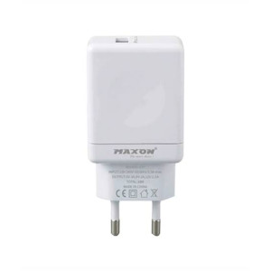 Maxon F-17+ 18 Watt Fast Charge Adaptor White Maxon F-17+ 18 Watt Fast Charge Adaptor White